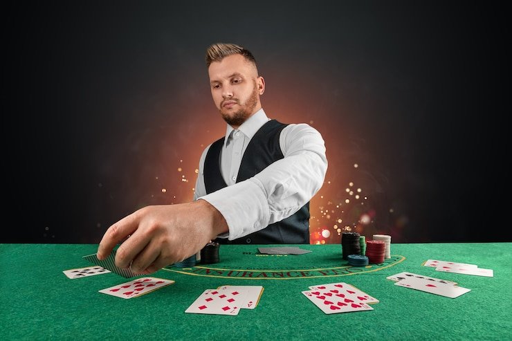 Live dealer roulette table with multi-camera view on mobile screen